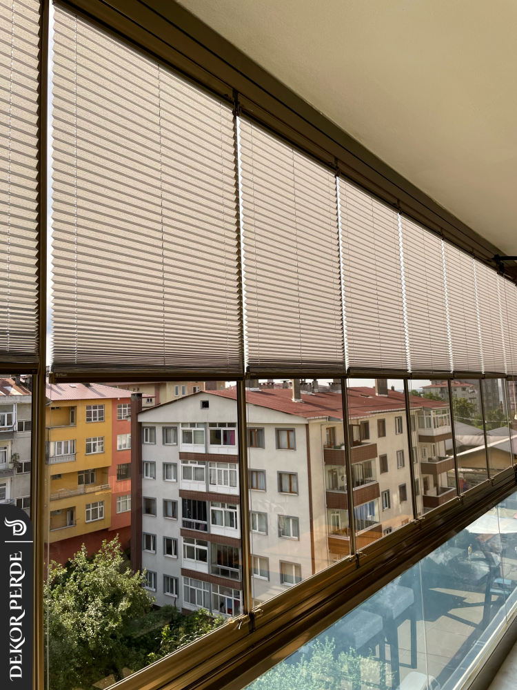 OLİMPOS PLİCELL CAM BALKON PERDESİ - 2